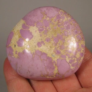 2.3" PHOSPHOSIDERITE Gemstone Polished Palm Stone Healing Reiki - Peru - Imagen 1 de 10