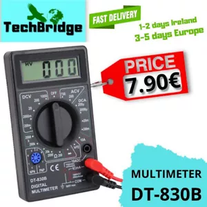 DT-830B Digital Multimeter AC DC Voltmeter Ohmmeter Electrical Multi Tester - Bild 1 von 12