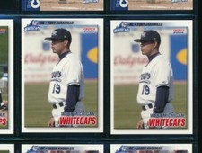 Lot (2) 2004 Choice #9 Tony Jaramillo West Michigan Whitecaps (BY67) SWSW6