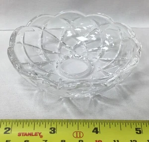 Schonbek Solid Crystal Bobeche 9094 Series 4" Diameter 23mm CH No Pins Authentic - Picture 1 of 1
