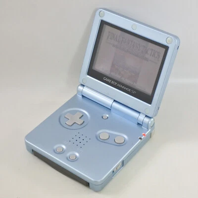 Gameboy Advance SP PEARL BLUE AGS-001 Console Nintendo XJH14230182 gba - Image 1 of 4