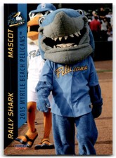 2015 CHOICE MYRTLE BEACH PELICANS RALLY SHARK MYRTLE BEACH PELICANS #34