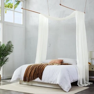 WARM HOME DESIGNS Beautiful Bed Canopy Curtain Fabric - Picture 1 of 48