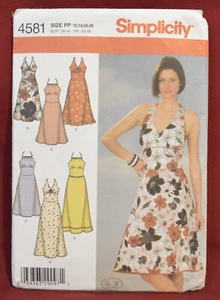 Simplicity Damen Sommerkleid Muster # 4581 Schnittgröße 12 - Bild 1 von 2