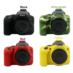 Soft Silicone Rubber Camera Body Case Skin For Nikon D3500 D3400 D800 D7500 D610 - Picture 1 of 13
