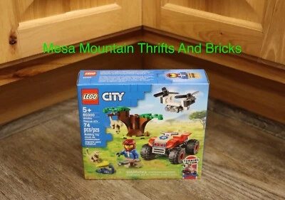 LEGO® City 60300 Wildlife Rescue ATV Brand New! Sealed! Monkey Drone Buggy Fig - Image 1 of 4