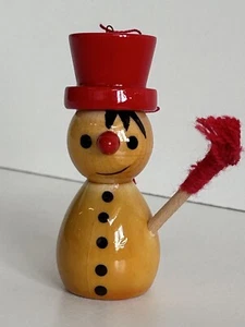 789/24 Alter Anhänger Schneemann für Christbaum - Bild 1 von 4