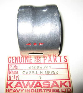 Kawasaki H1 LH Switch Upper Case NOS 46086-012 - Picture 1 of 3
