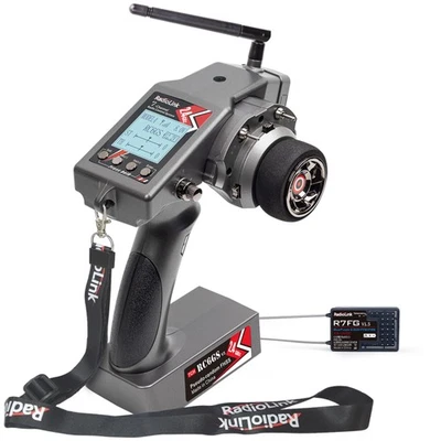 RC6GS V3 7 Channels RC Transmitter and Waterproof Gyro Receiver R7FG, 30 Mode... - Image 1 of 4