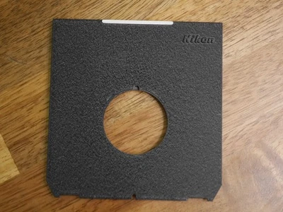 Nikon branded copal 0 lens board to fit Wista Shen Hao Linhof cameras / lenses - Image 1 of 3