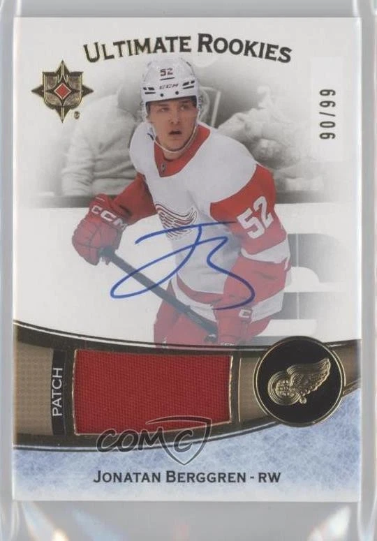 2022 Ultimate Collection Rookies /99 Jonatan Berggren RPA Rookie Patch Auto RC - Image 1 of 2