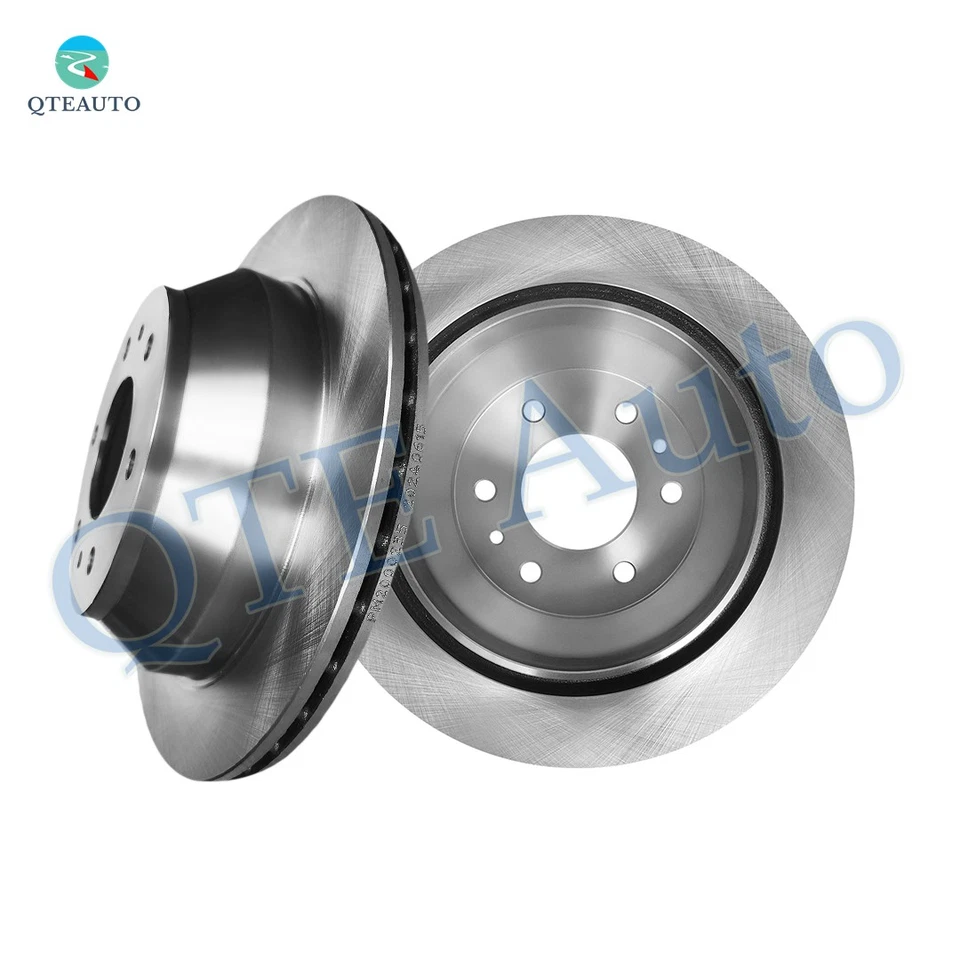 Rear 325mm Brake Disc Rotors For 2002-2006 Chevrolet Trailblazer EXT - Image 1 of 4