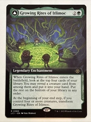MTG Lost Caverns of Ixalan Growing Rites of Itlimoc Extended Art 0380 NM Rare - Image 1 of 2