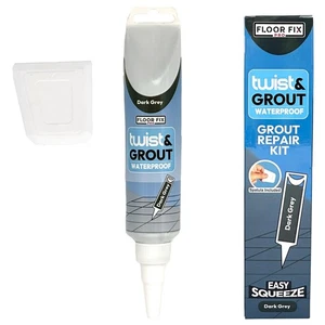 Fliesenfugen Reparatursatz DUNKELGRAU Wasserdicht, Robust, Einfach - Bild 1 von 8