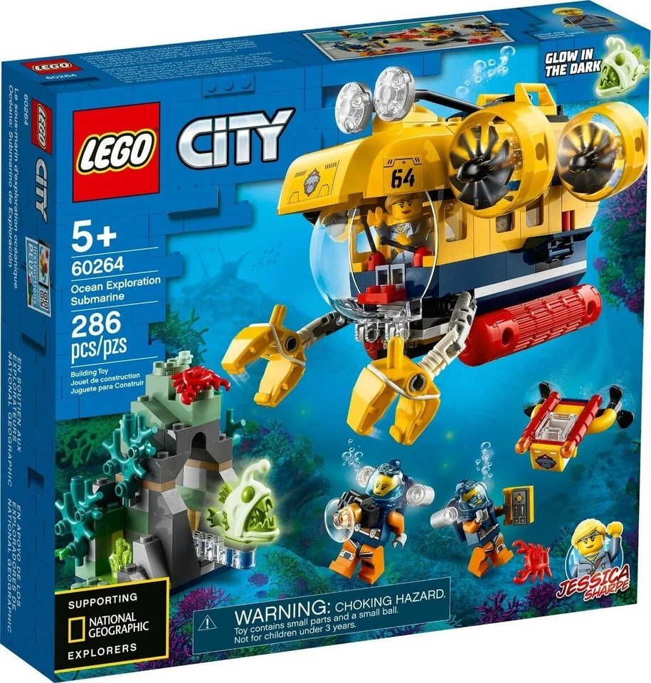 LEGO City 60264 Ocean Exploration Submarine - Brand New & Factory Sealed!!! - Image 1 of 2