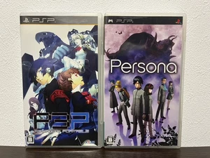 Persona 1 & 3 Portable set Sony PlayStation Portable PSP Japanese ver Tested - Picture 1 of 5