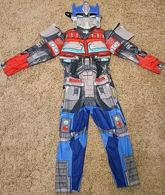  Transformers Optimus Prime Muscle Halloween Costume Toddler Boys 3T-4T XS - Image 1 of 2