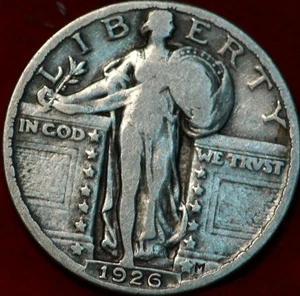 1926 Philadelphia Mint Silver Standing Liberty Quarter - Picture 1 of 2