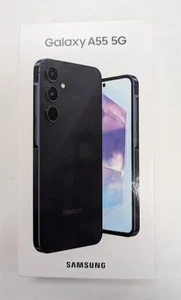 Samsung Galaxy A55 SM-A556E 128GB, Wi-Fi + 5G (Unlocked), 6.6" - Awesome Navy - Picture 1 of 3