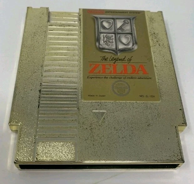 The Legend of Zelda – Nintendo NES Gold Cartridge (3 Screws, 1986, Tested) - Image 1 of 2