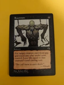 Reanimate. Sorcery Tempest. Alter Vintage. Magic the Gathering Karte - Bild 1 von 10