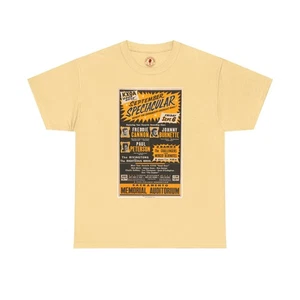 Póster de concierto de los años 60 Freddie Cannon Johnny Burnette Rivingtons camiseta informal unisex - Imagen 1 de 49