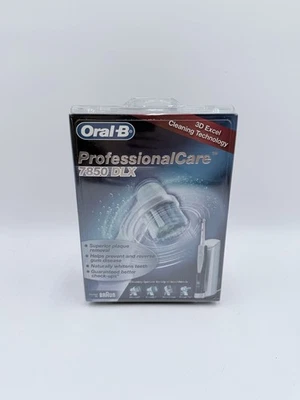 NUEVO Cepillo de dientes eléctrico Oral-B ProfessionalCare 7850 DLX 6 cabezales marrón nuevo sellado Foto 1 de 4