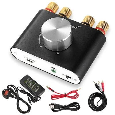Mini Bluetooth Power Amplifier Stereo Hi-Fi Digital Amp 2.0 Channel - Image 1 of 4