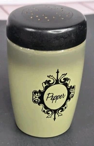 Vintage West Bend Green and Black Aluminum Replacement Pepper Shaker USA - Picture 1 of 12