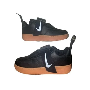 Nike Air Force 1 Utility schwarz Gummi Schuhe AO1531-002 Herren Größe 8 brandneu ohne Karton - Bild 1 von 8