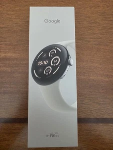 Google Pixel Watch 3 (45mm) Polished Silver Aluminum Case (Wi-Fi) - Zdjęcie 1 z 5