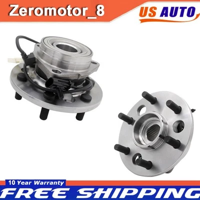 2x Front Wheel Bearing Hub for 1995-1999 Chevy Tahoe K1500 GMC Yukon K1500 6Lugs - Image 1 of 4