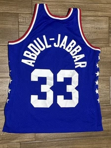 Kareem Abdul-Jabbar 1985 NBA All-Star Game Mitchell & Ness Trikot Größe Large / L - Bild 1 von 4