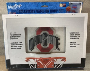 Rawlings Juego Colegial En Aro Set Universidad Estatal de Ohio Logo Buckeye Nuevo/Abierto - Imagen 1 de 7