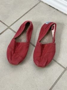 Toms Slipper Rot Schuhe Damen Gr. 5 - Bild 1 von 6