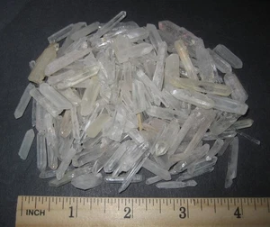 1/4lb SMALL NATURAL ROUGH 0.4"-1" QUARTZ CRYSTAL POINTS FROM MADAGASCAR ~ 114g - Picture 1 of 7
