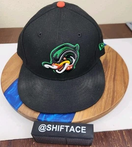 New Era DownEast Wood Ducks Authentic On-field Home 59FIFTY Cap 7 3/4" - Picture 1 of 8
