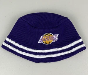 Mitchell & Ness Los Angeles Lakers NBA Knucket Knit Bucket Hat Cap - Picture 1 of 4