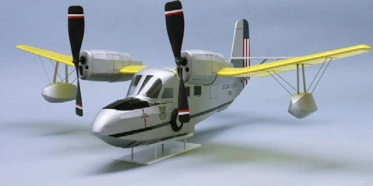 Dumas 328 30" Wingspan J4F1 Amphibious Rescue Rubber Pwd Aircraft Kit - Image 1 of 1