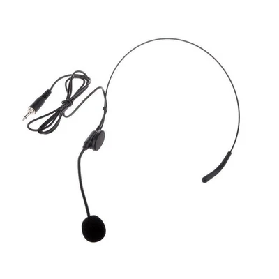 Mini 3.5mm Earhook Headset Headworn Microphone Dynamic Mic for Recording - Image 1 of 4