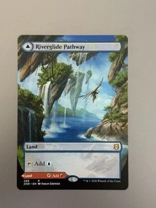 Riverglide Pathway/Lavaglide Pathway - Zendikar Rising - MTG Borderless - Picture 1 of 2