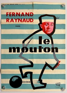 Le Mouton (1960) Original französisches Filmplakat gefaltet 23x32 - Bild 1 von 1
