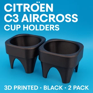 Cup Holders for Citroen C3 Aircross Central Tray - Picture 1 of 5