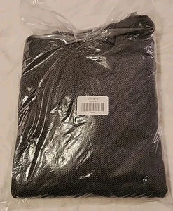 Felpa con cappuccio nuova con etichette Abercrombie & Fitch in morbido pile grigio/nero XXL e Arrested Dev. Disco - Foto 1 di 14