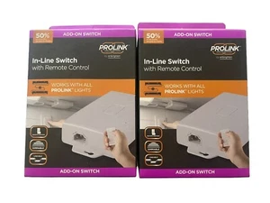 2 Pk PROLINK In-Line Switch with Remote Control 54882-T1 - Picture 1 of 4