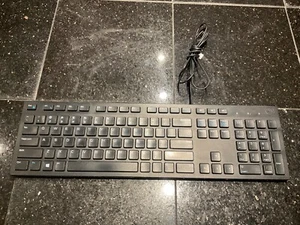 Dell USB Wired Keyboard Black KB216 580-ADMT Standard Barely USED - Picture 1 of 10