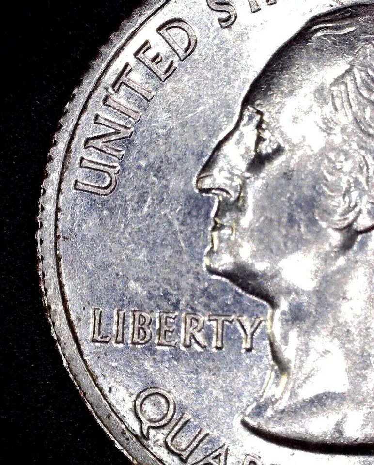  **RARE** 2015 S Clad ATB BOMBAY HOOK ERROR QUARTER - RIM ERROR - Image 1 of 3
