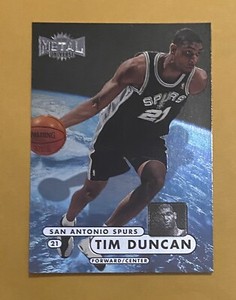 1997-98 Skybox Metal Universe Tim Duncan RC  #72