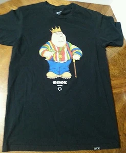 Rook Brand Family Guy Limited Edition Peter Griffin Black T Shirt Size Med - Picture 1 of 2
