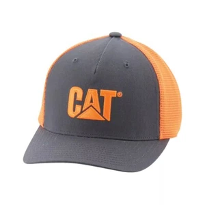 Caterpillar Mesh Hi Vis Truckers Cap (1120239) Orange**Clearance** - Picture 1 of 2